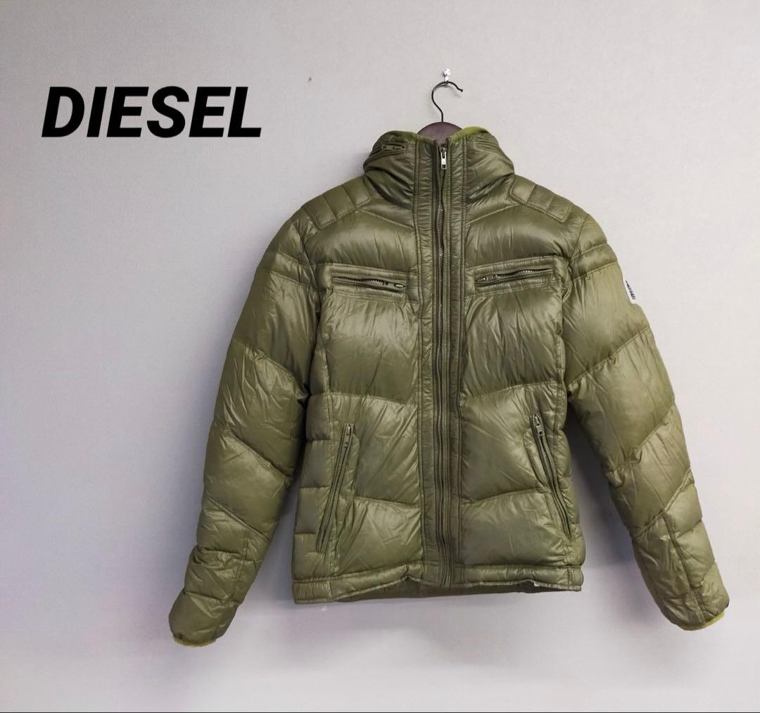 DIESEL ダウンジャケット カーキー y2k archive 肉厚S