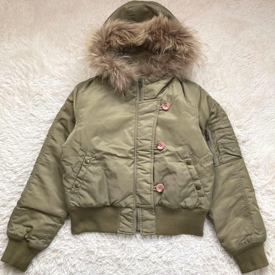 ✨00s✨N-2B Archive y2k アーカイブ 短丈 リアルファー 40