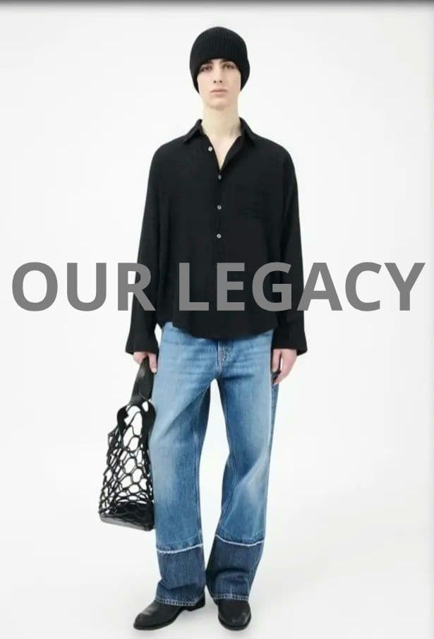 【OUR LEGACY】COCO SHIRT BLACK