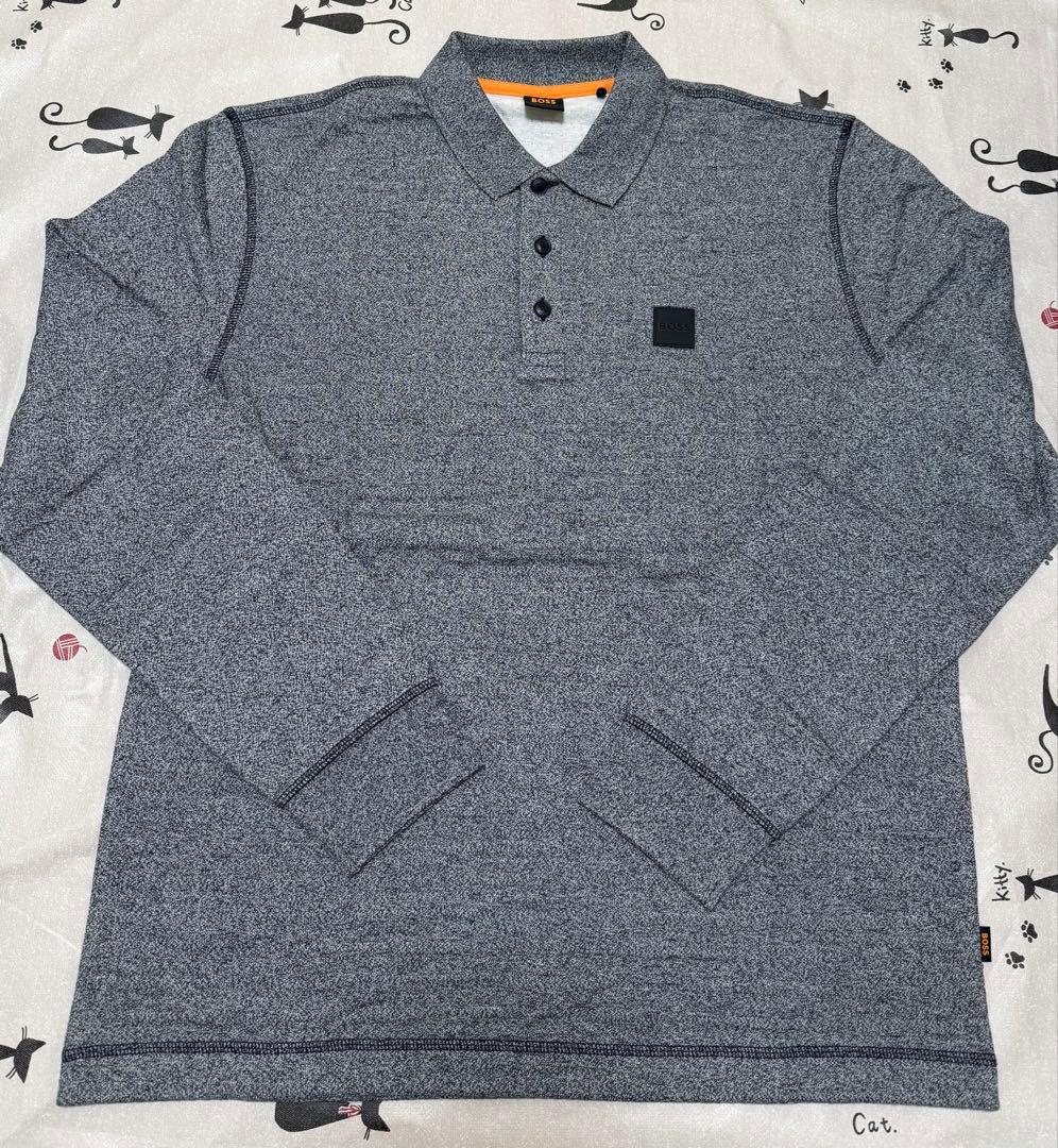 HUGO BOSS メンズ 長袖ポロシャツ（新品） M