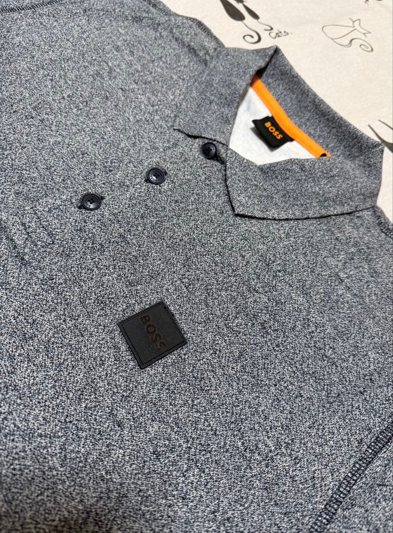 HUGO BOSS メンズ 長袖ポロシャツ（新品） M