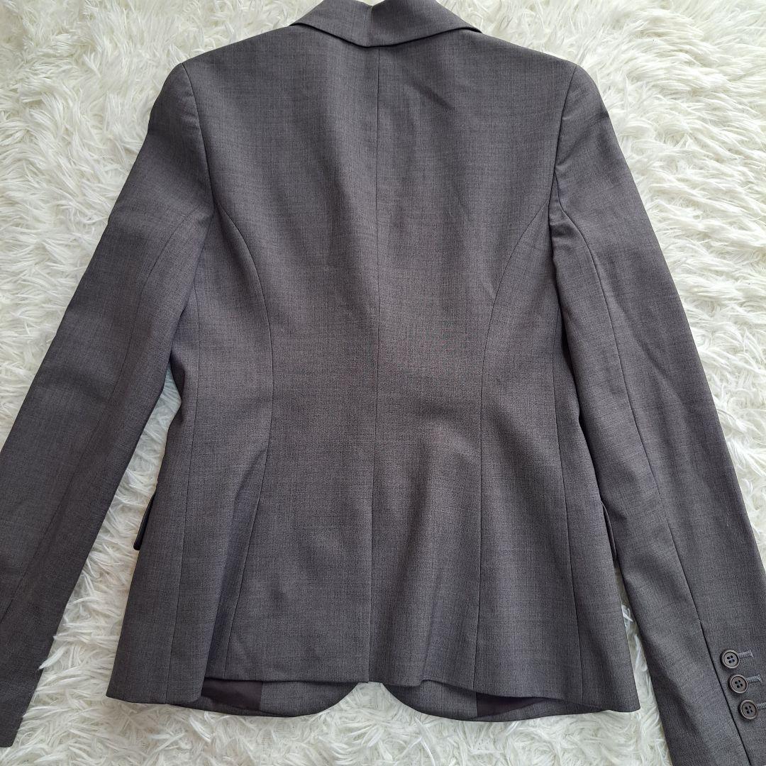 【美品】【Theory】３ピース　パンツスカート　セットアップ　スーツ　グレー