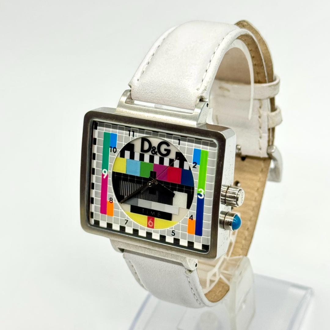 稼働品 D&G ドルチェ&ガッバーナ 腕時計 MEDICINEMAN スクエア