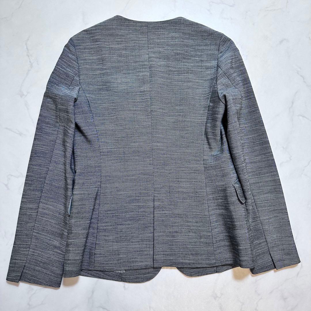 グリーンレーベルリラクシング セットアップ パンツスーツ 手洗い可 グレー 36