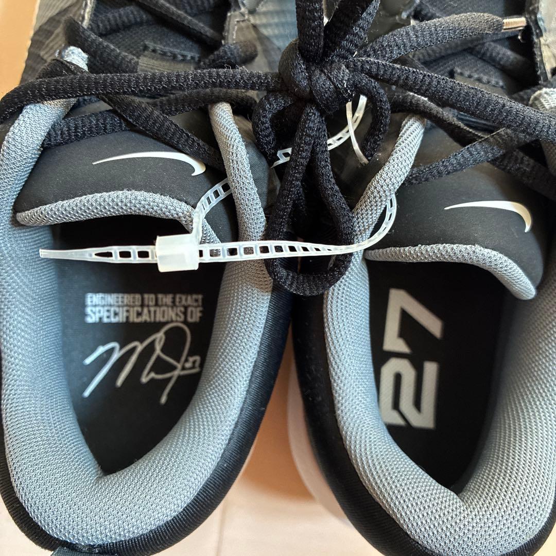 ★アイシールド22　Nike トラウト9 スパイク　ブラック/グレー