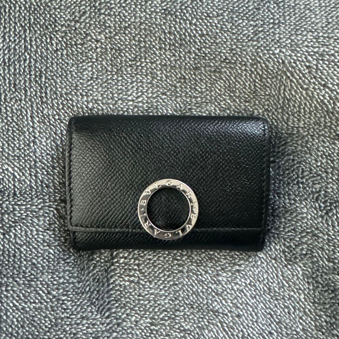 ブルガリブラック レザー風 ケース