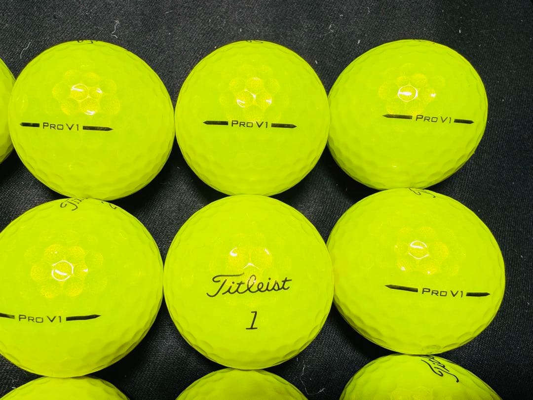 最新 タイトリスト PRO V1 2025年モデル 20個　　イエロー