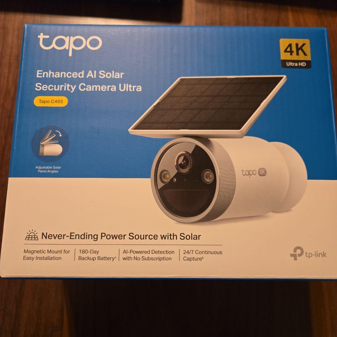 TP-Link Tapo C465 ソーラー充電 防犯カメラ 800万画素
