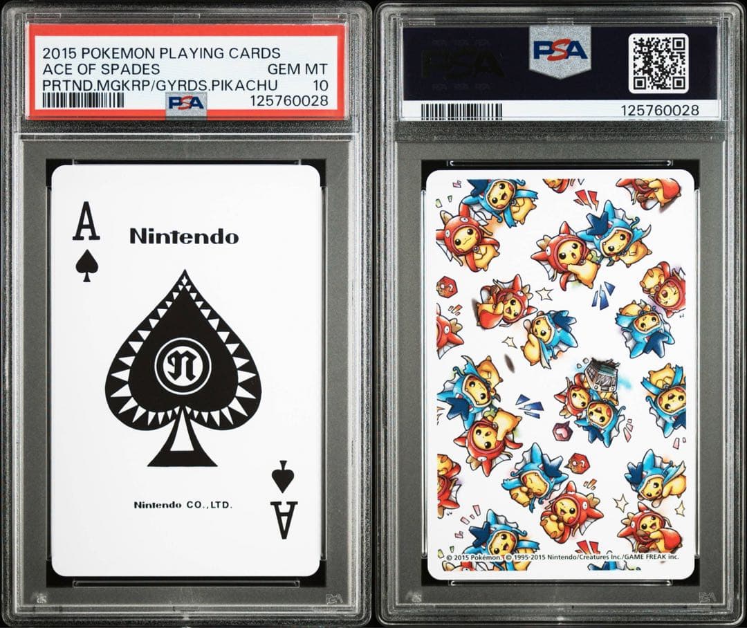 【専用】 PSA10 ごっこピカチュウ ポンチョ　トランプ　スペードのエース