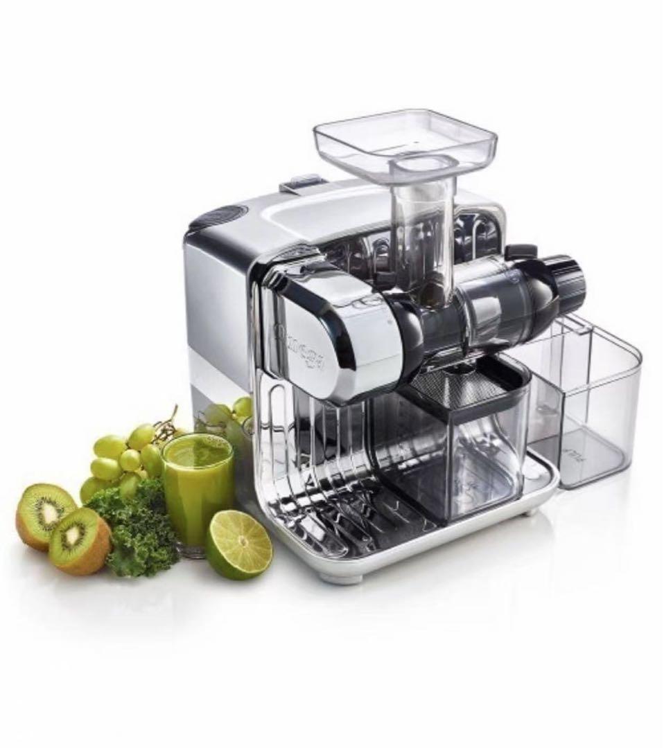 家電 Omega/オメガ ジュースキューブ 300 ジューサー シルバー