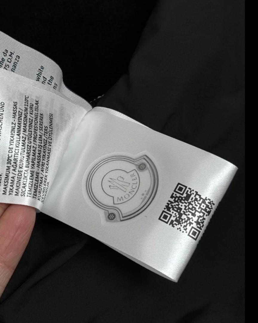 MONCLER ニット ダウン ブラック