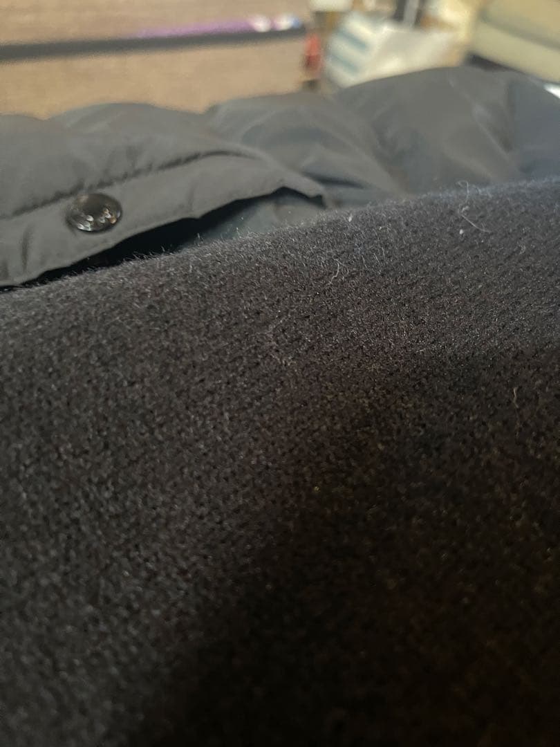 MONCLER ニット ダウン ブラック