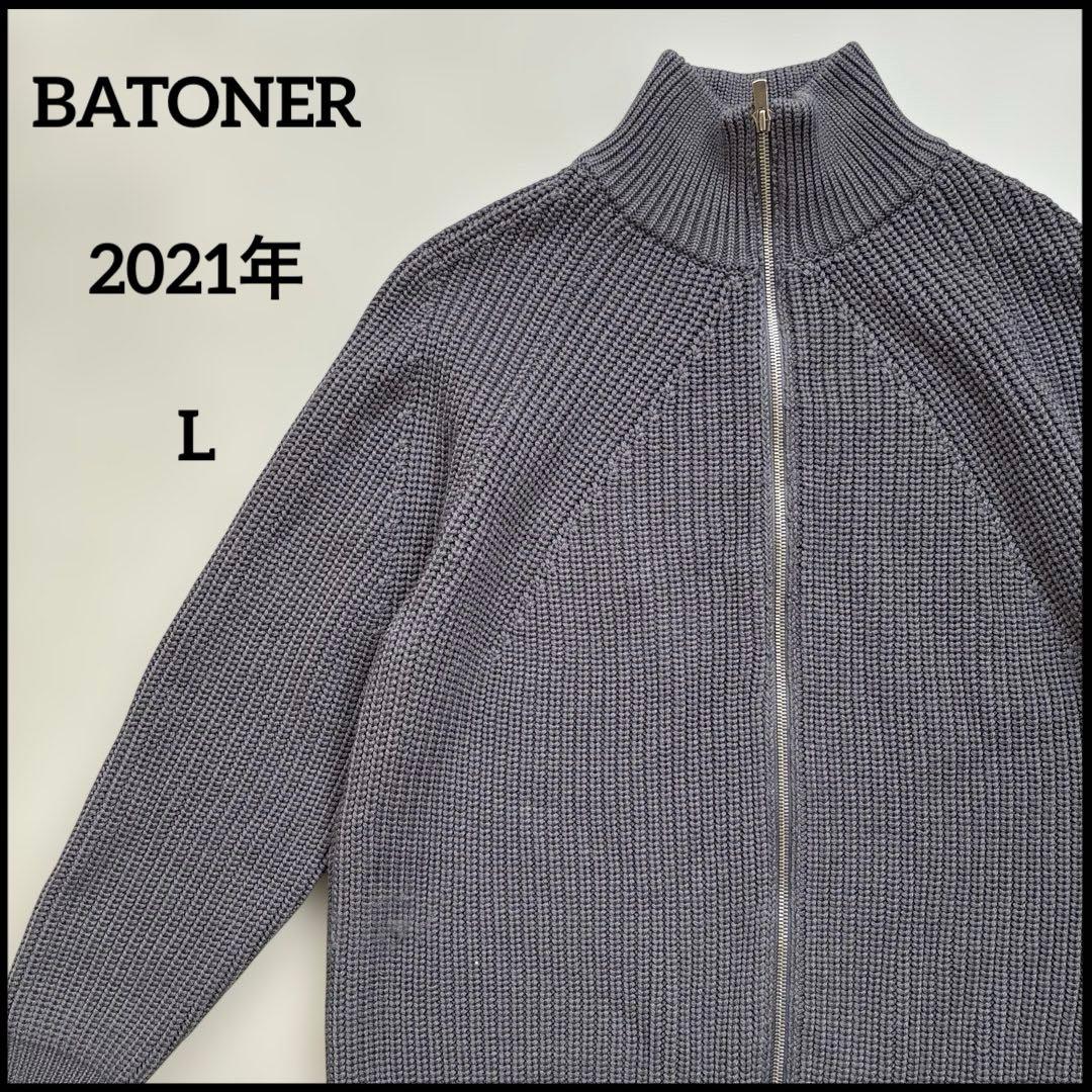 定価40000円］　バトナー　BATONER ドライバーズニット　ウール100%