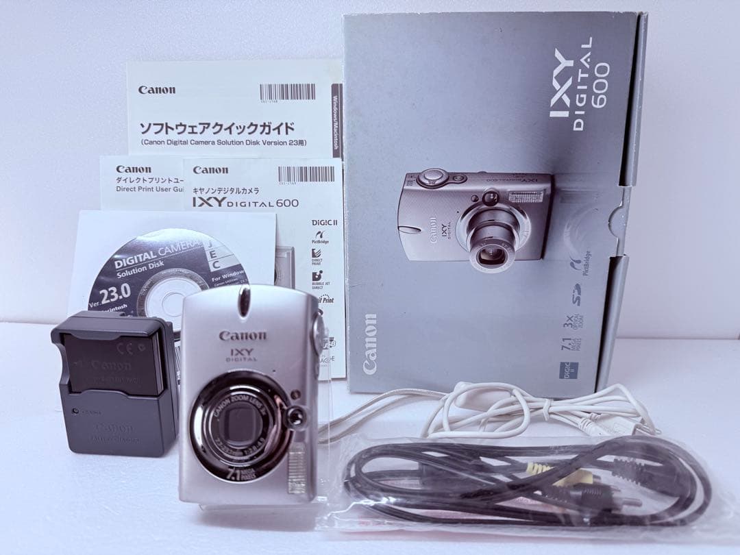Canon IXY DIGITAL 600 動作確認済 コンデジ レトロ エモい