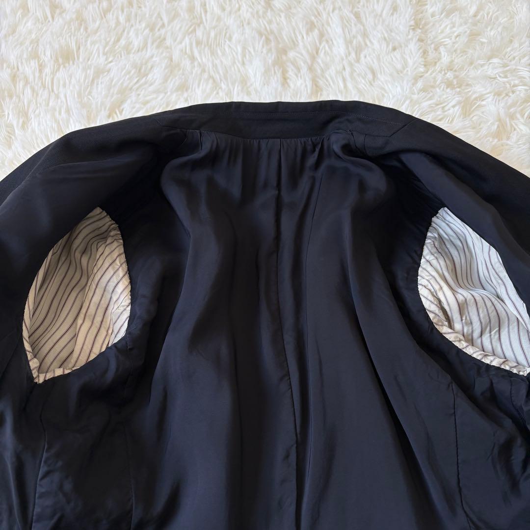 NEWYORKER シルク混　スーツ　サイズ違い3点セット　春夏　紺