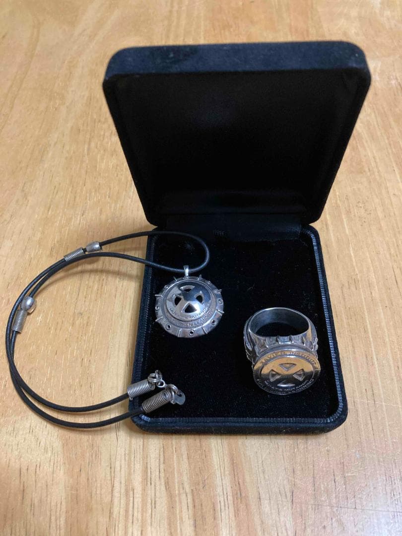 JAP工房 MARVEL/X-MEN シンボル　シルバーリング＆チョーカーセット