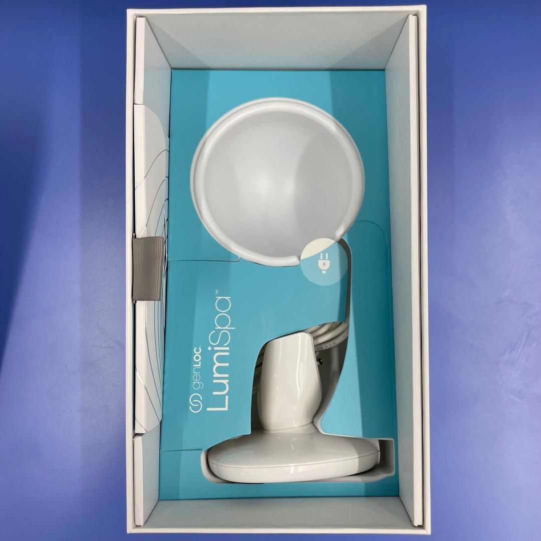 Nu Skin LumiSpa 美顔器 ホワイト/ブルー 充電スタンド付き