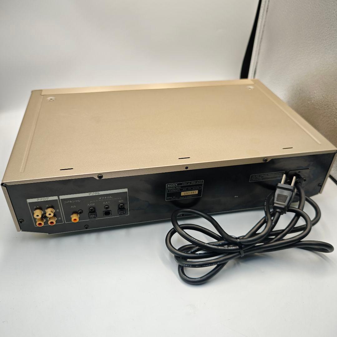 【美品】SONY MDS-JE700 MDレコーダー 完全動作品 リモコン付き