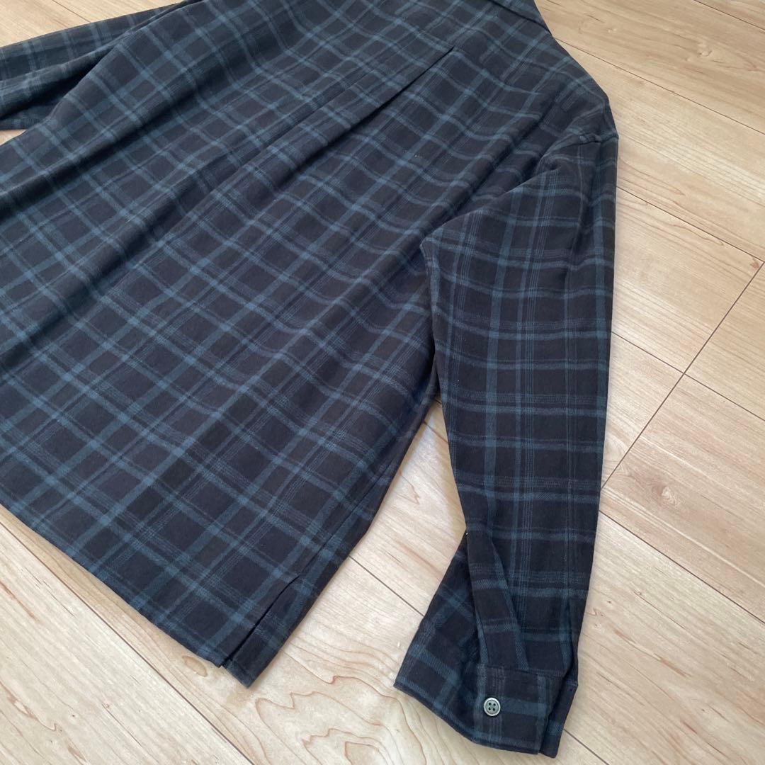 ＜Steven Alan＞ネル マドラスチェック オープンカラー シャツ BOX