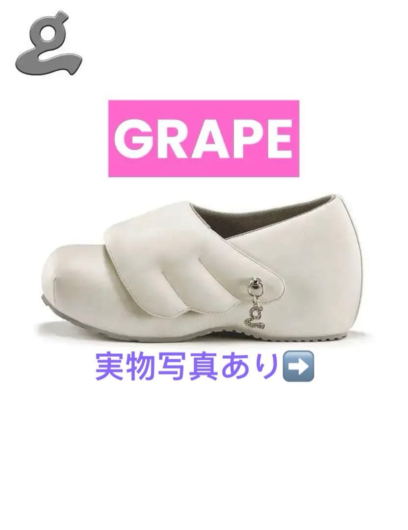 即日発送GRAPE Hotel Wings Platform Shoesホワイト