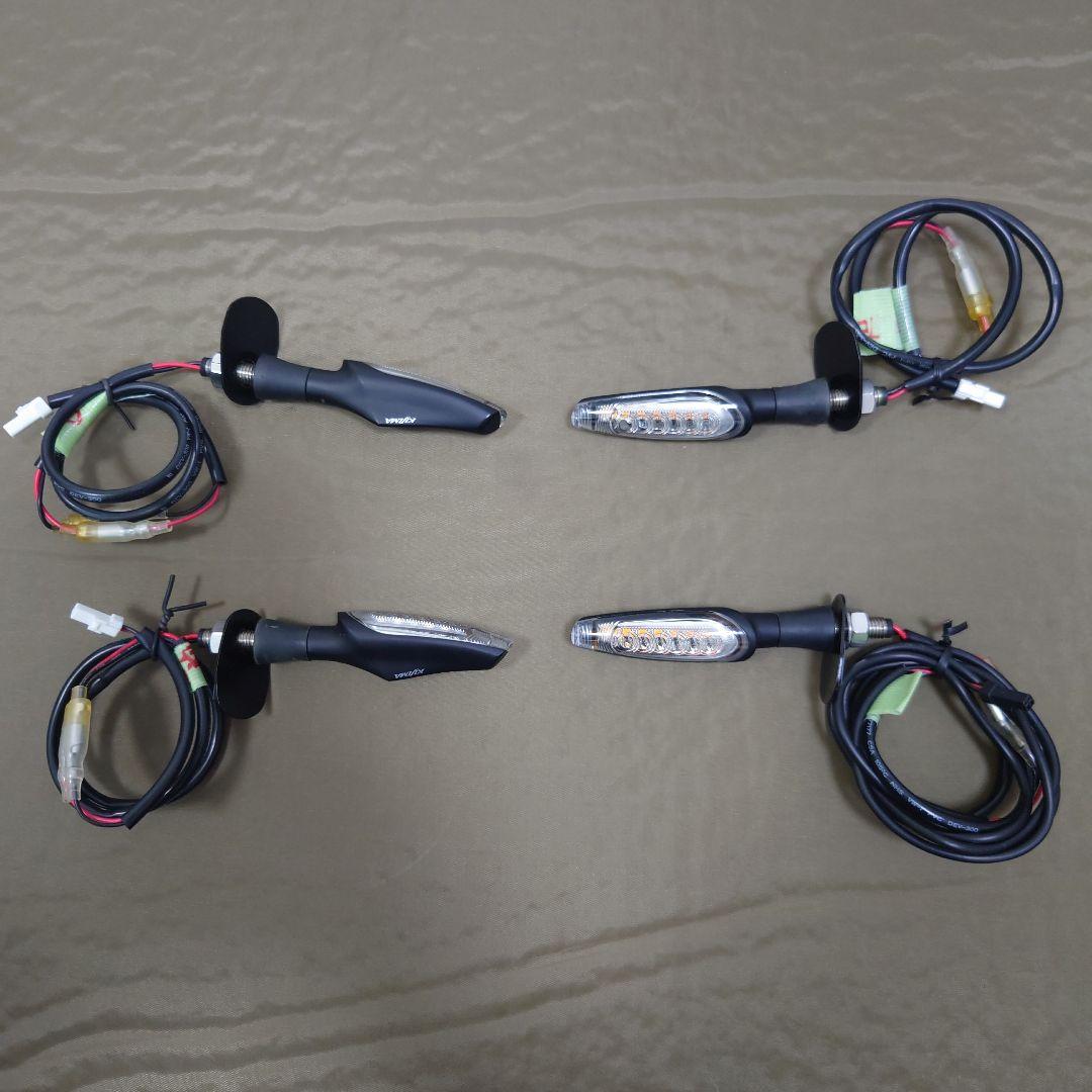新型カタナ キジマ ウインカー ランプSET シーケンシャルTRウインカーLED
