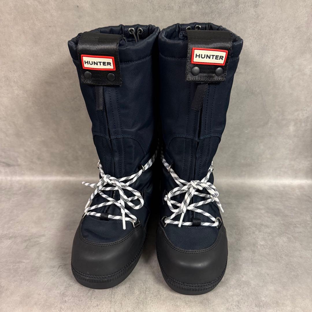 HUNTER スノーブーツ　ロングブーツ ネイビー