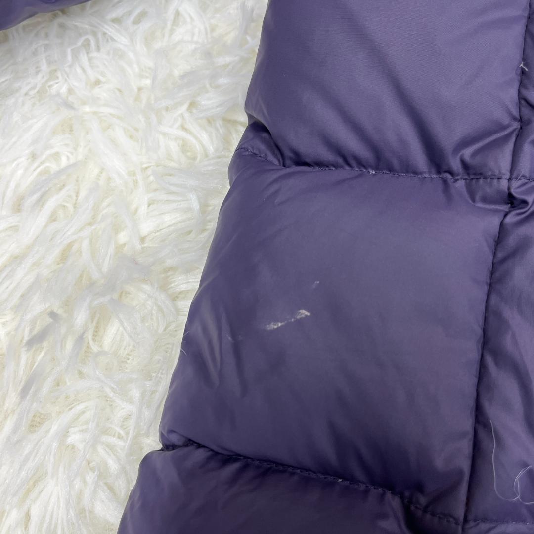 《美品》ザノースフェイス ロングダウン 600フィル パープル レディース L