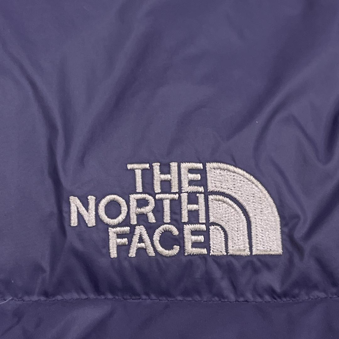 《美品》ザノースフェイス ロングダウン 600フィル パープル レディース L