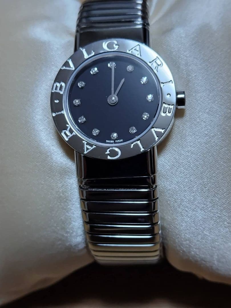 ブルガリ BVLGARI トゥボガス 12Pダイヤ 腕時計