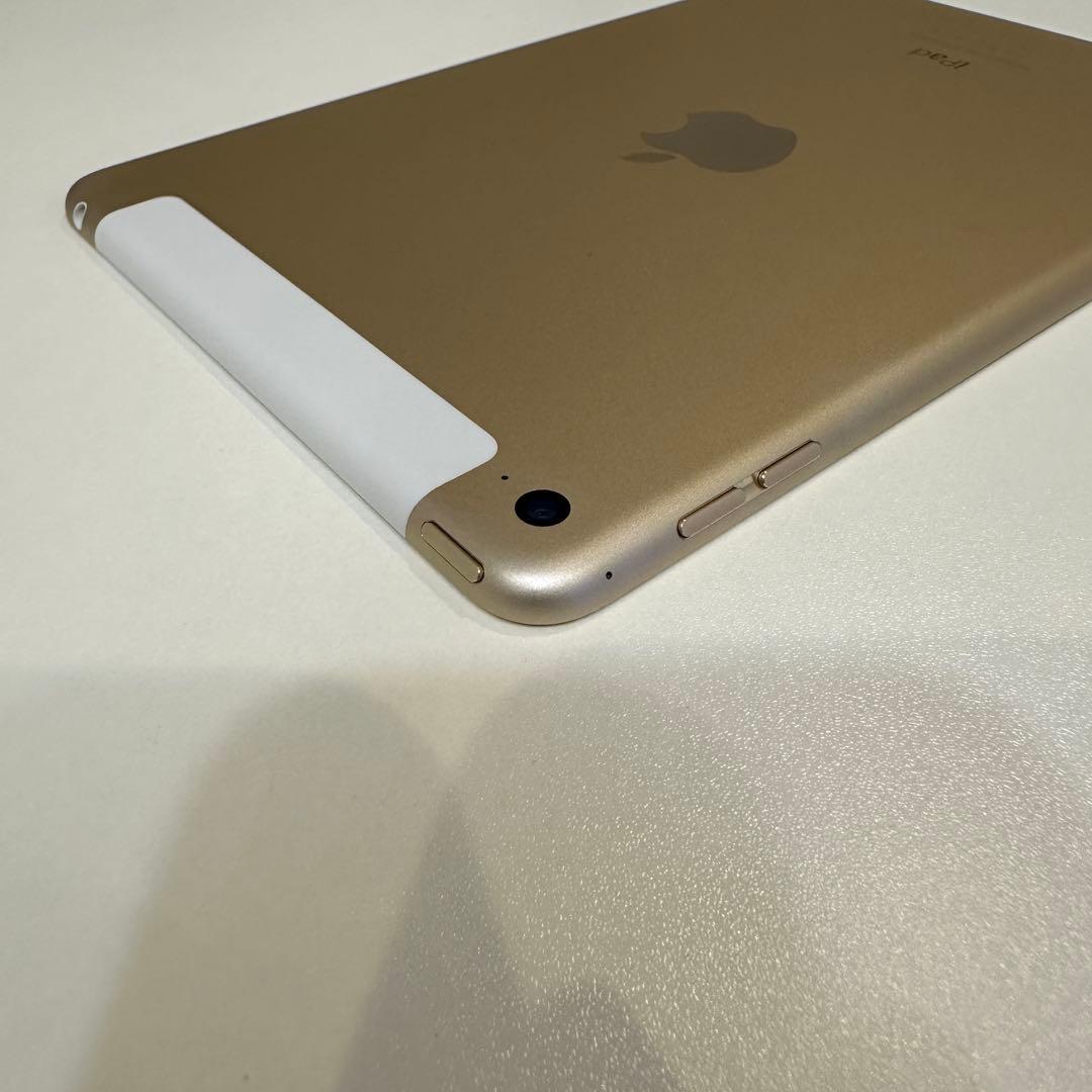 iPad mini4 Gold バッテリー良好 Cellularモデル SBM系