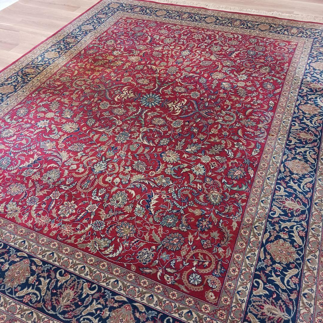 専用Y3068 ペルシャ絨毯 特大判 308×245㎝ ウール 手織り