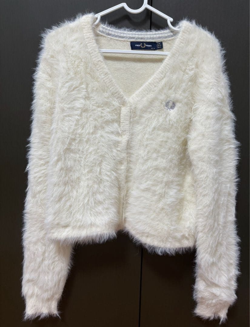 FRED PERRY × Ray BEAMS 別注 シャギーカーディガン