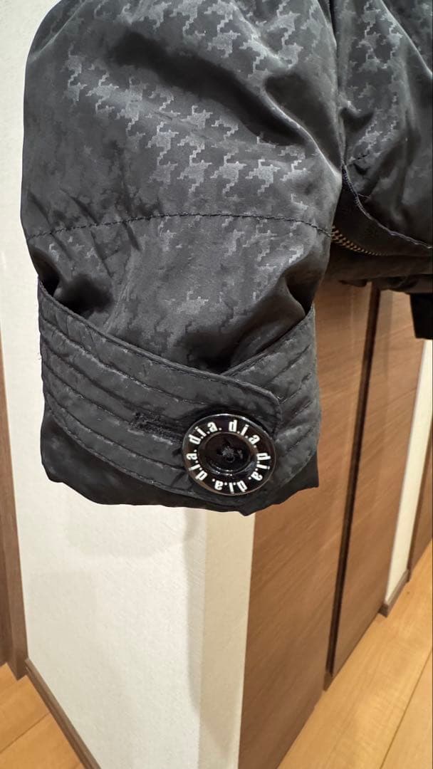 d.i.a ダウンジャケット ブラック ファー付き ベルト付き Fサイズ