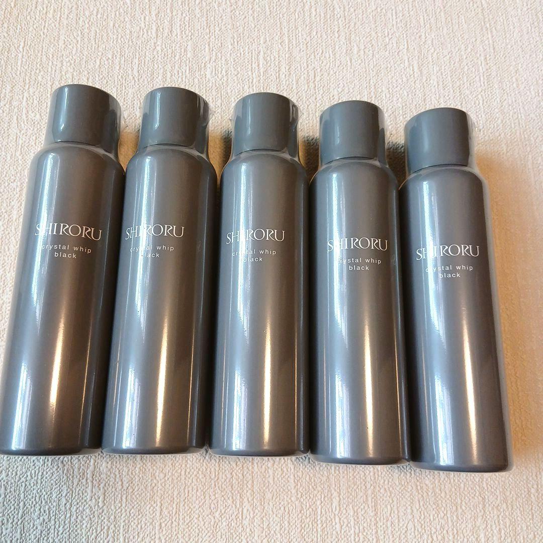 SHIRORU crystal whip black 120g 5本セット