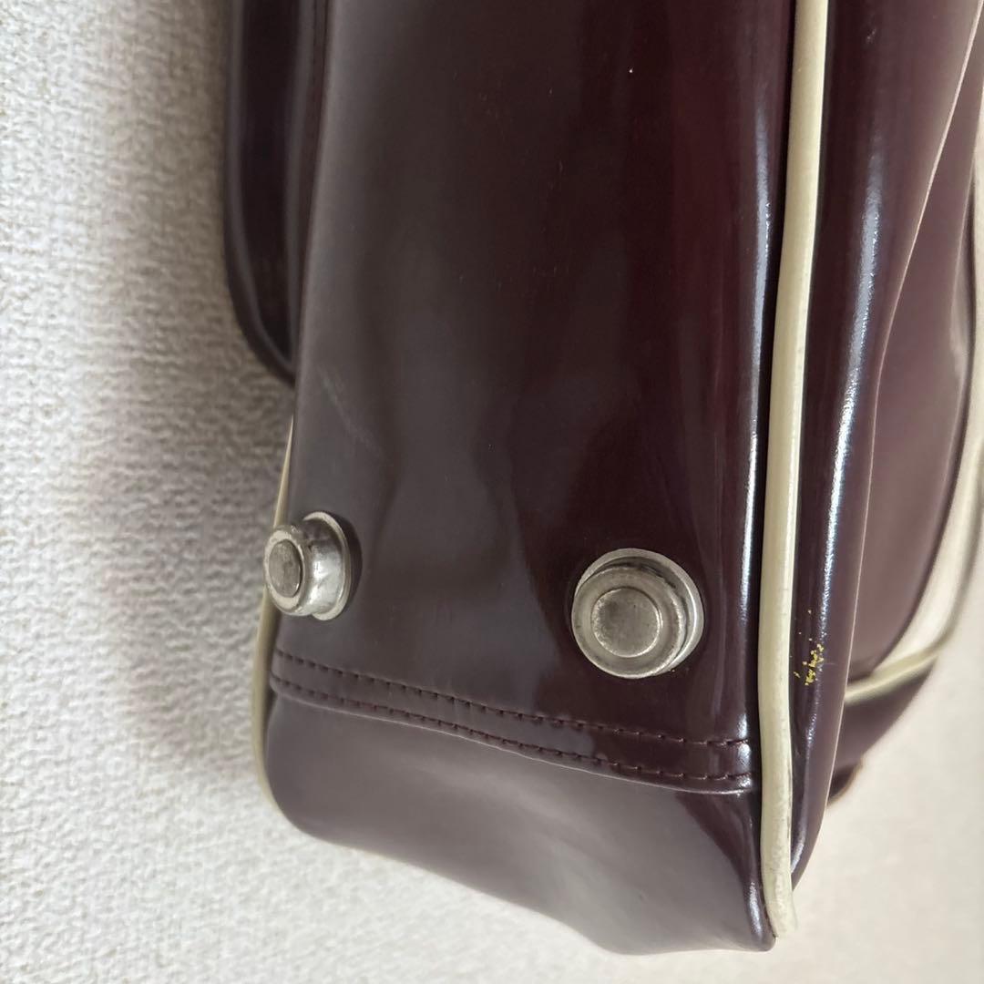 ヴィンテージ　90s adidas エナメル　ボストンバッグ