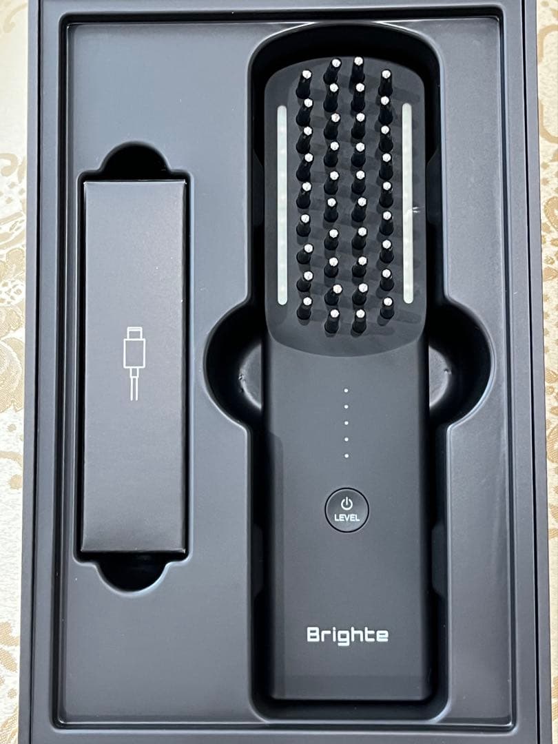 Brighte スカルプブラシ USBケーブル付