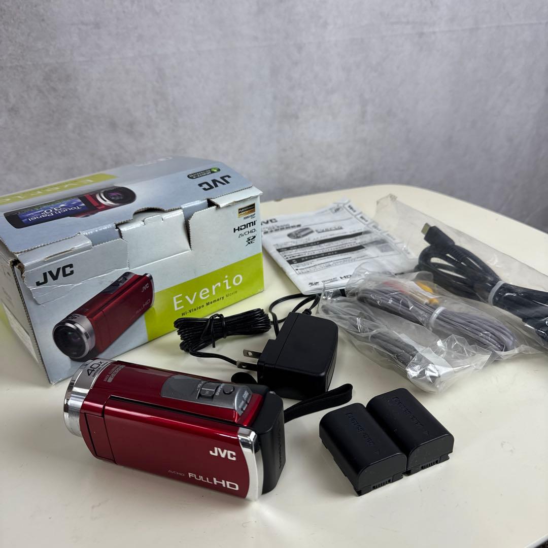JVC Everio ビデオカメラGZ-E600-R レッド