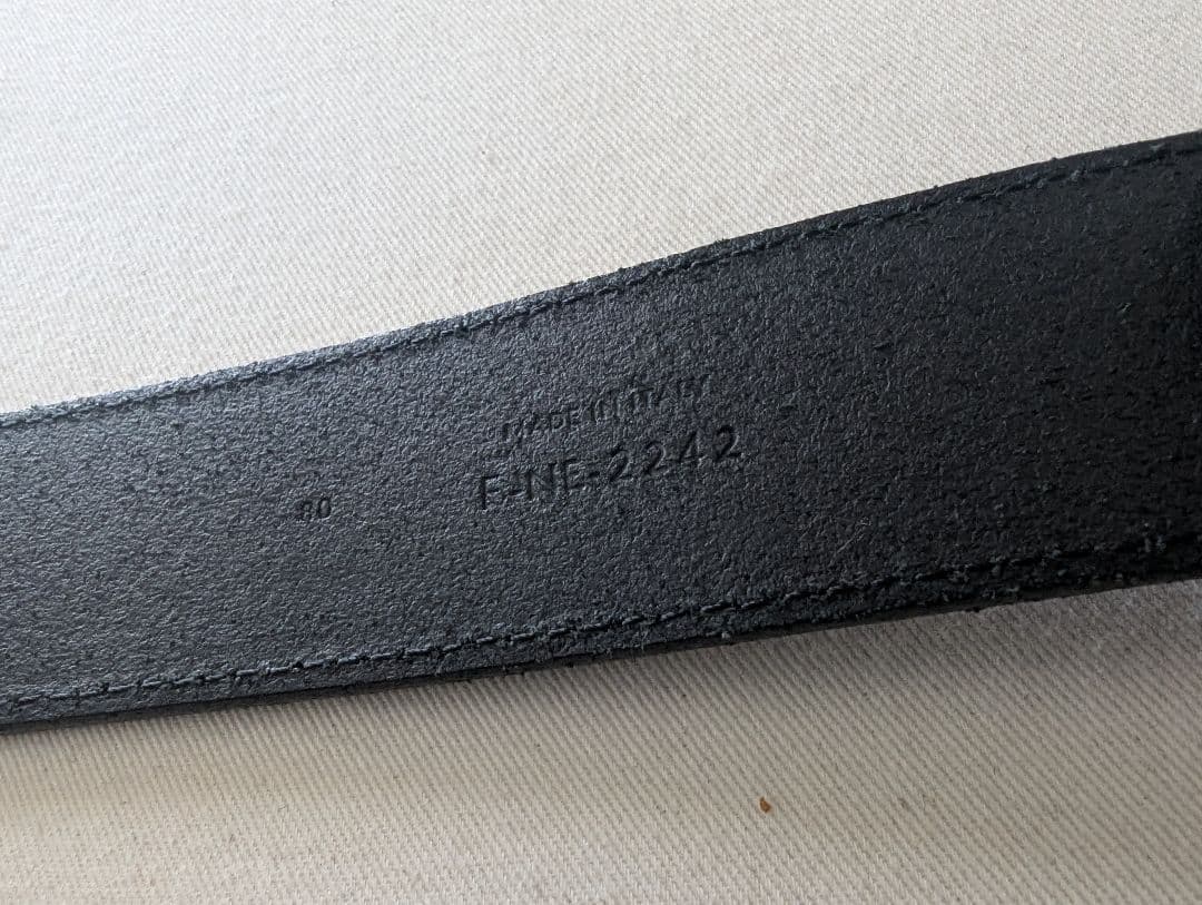 美品 CELINE ラージ 35MM ウエスタンベルト 80 エディスリマン