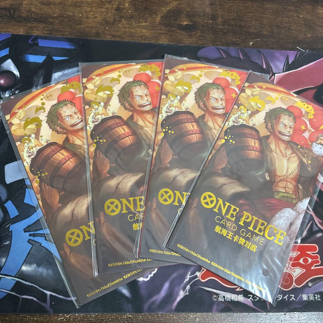 ワンピースカード 中国語版　新春限定　ロロノア・ゾロ　4個セット　未開封　②