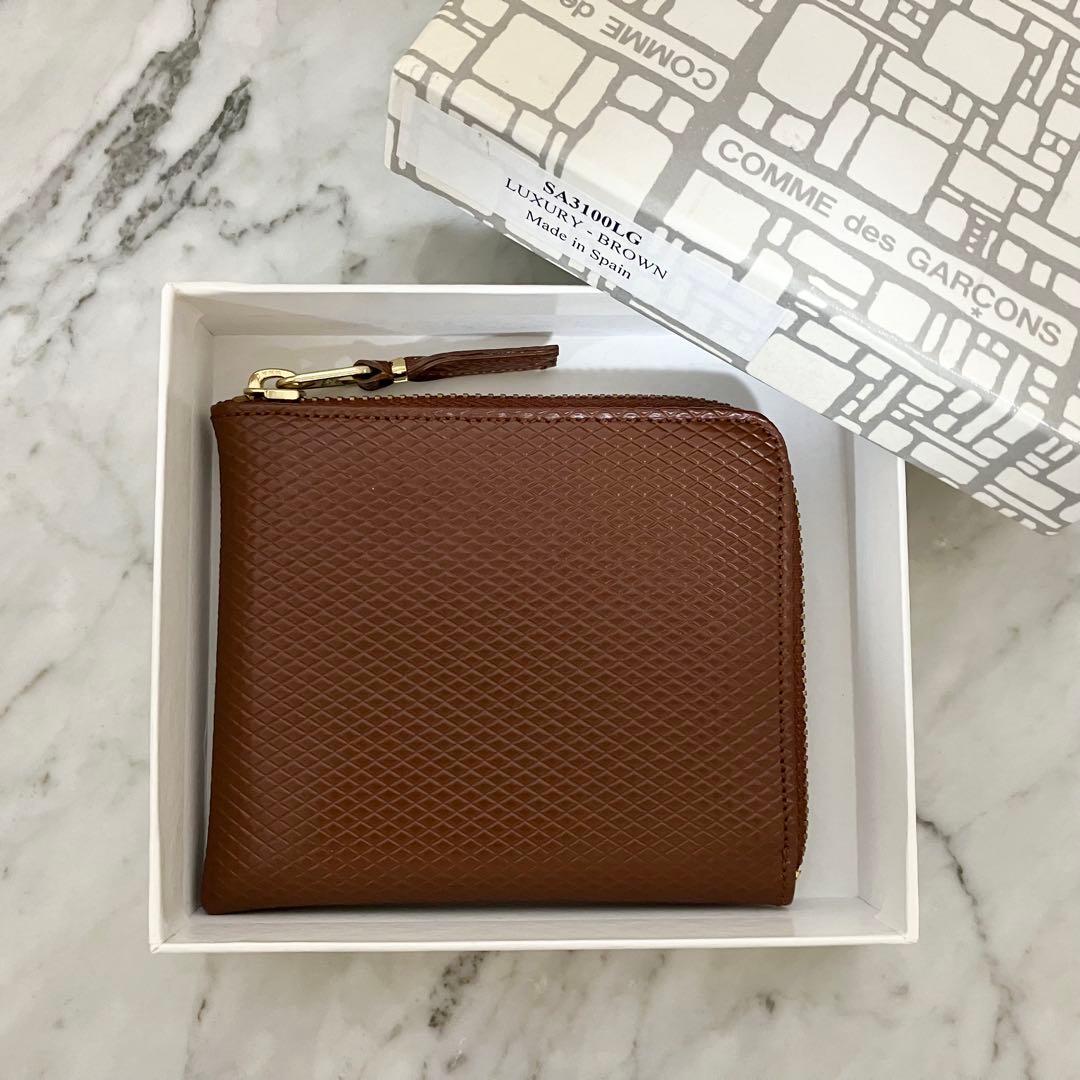 極美品 COMME des GARSONS L字ファスナー 財布 ラグジュアリー
