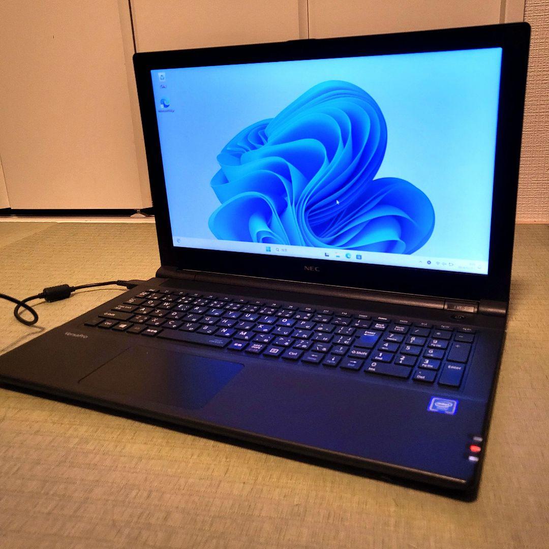 Win11+Office2024認証済/NEC/メモリ8GB/即使用可