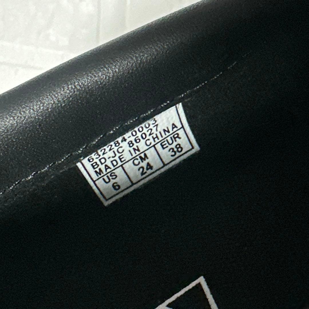 【美品】VANS V196CF CN LOAFER 本革 24㌢ 黒 2WAY