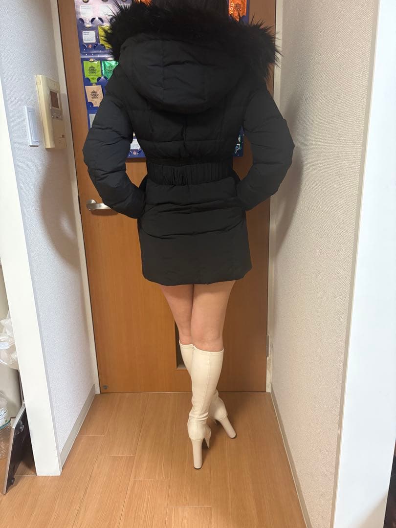 最終値下げ！早い者勝ち！GYDA GYGYベルト付きロングダウンコート