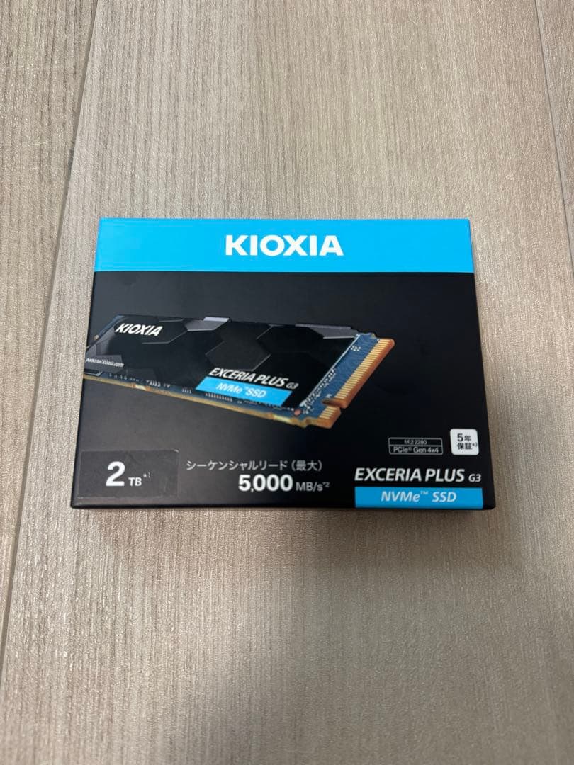 KIOXIA EXCERIA PLUS G3 2TB NVMe SSD 新品