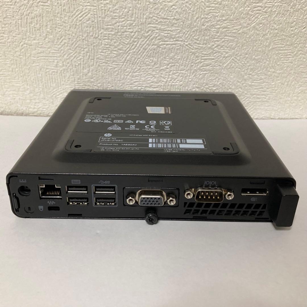 Windows 小型パソコン HP ProDesk 400 G3 DM