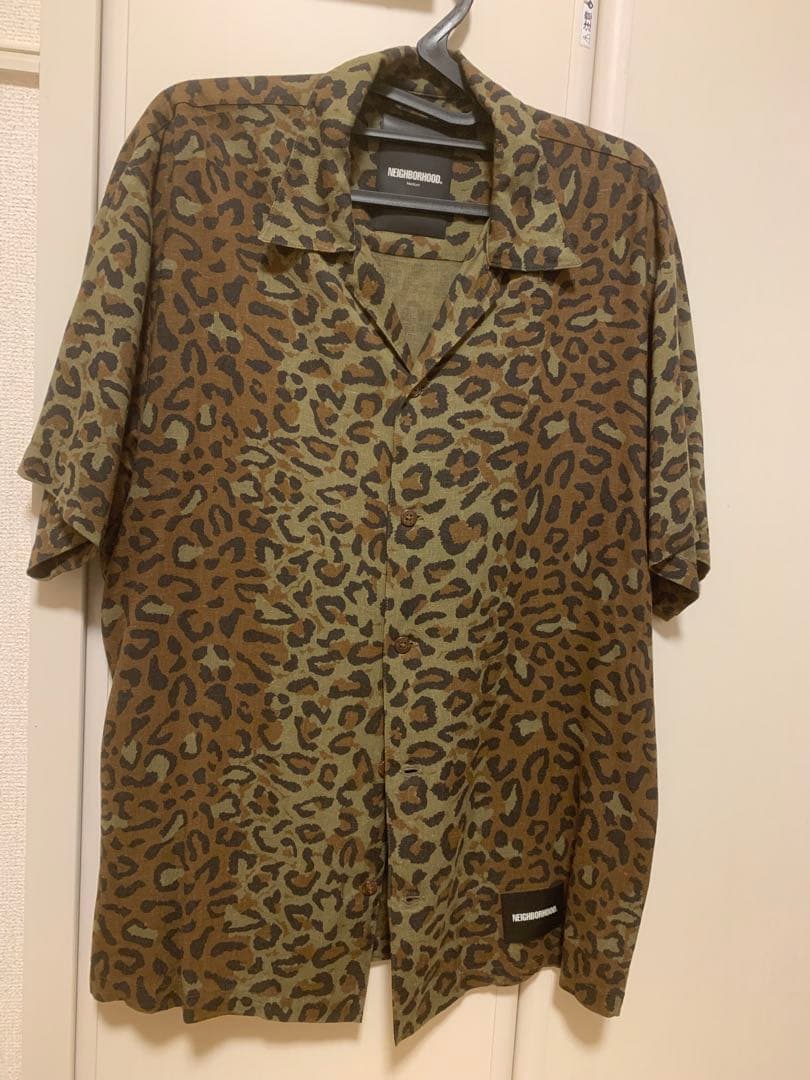 【美品】ネイバーフッド 20SS レオパードシャツ B’z 稲葉着用
