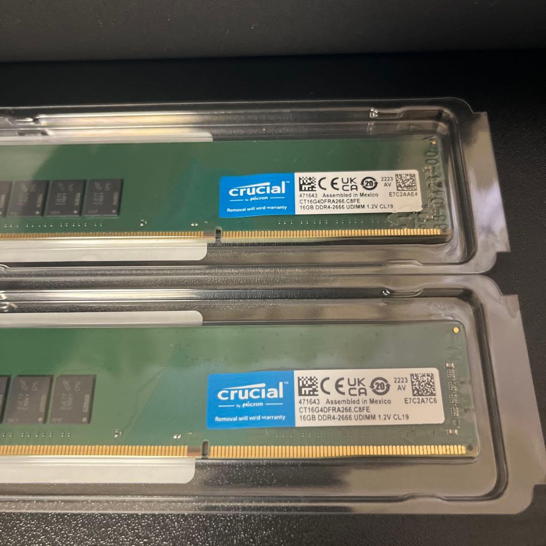 Crucial 16GB×2 32GB メモリ