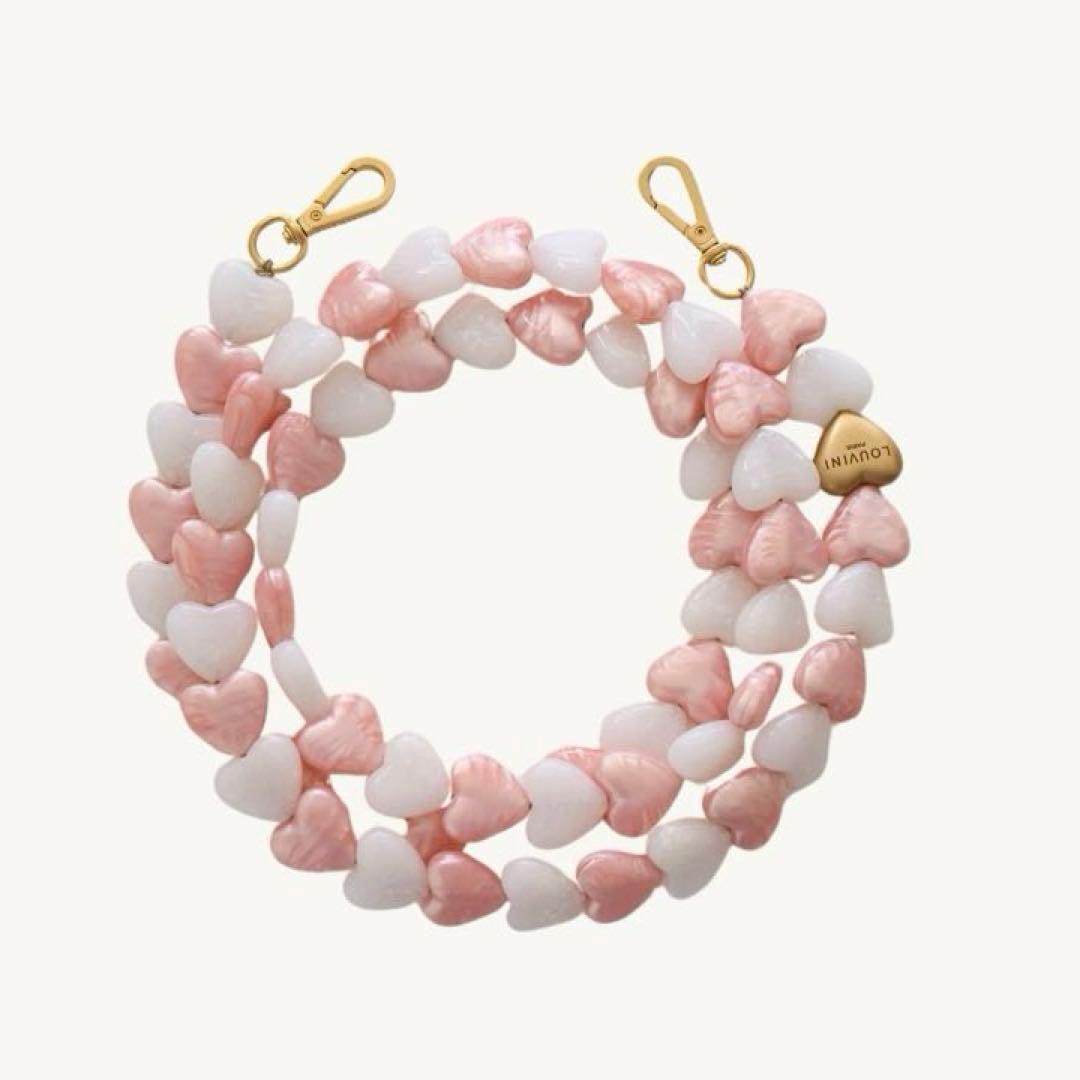 LOUVINI ルヴィニ PETIT CUORE ハート スマホチェーン 新品