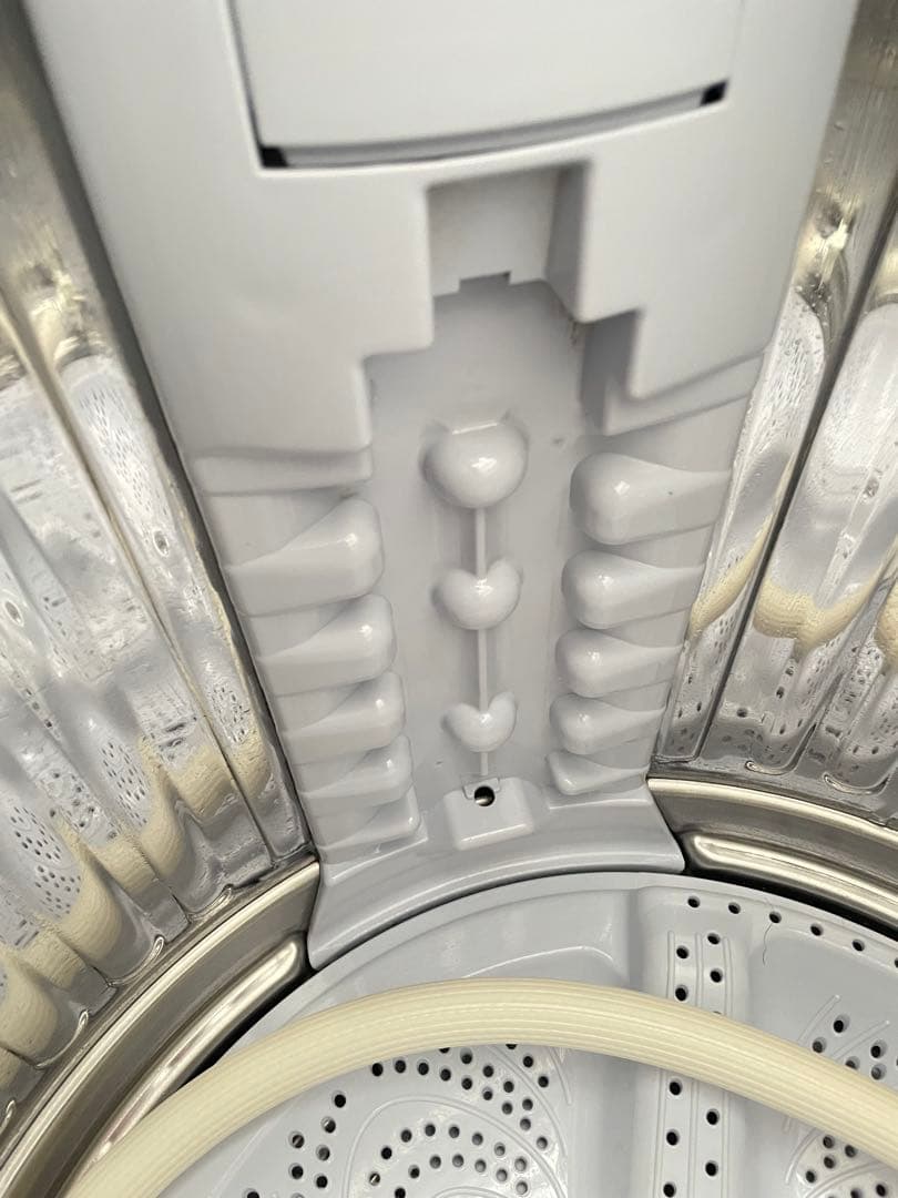 861 シャープ 穴なし槽 7kg洗濯機 コンパクトデザイン 黒カビ抑制 清潔