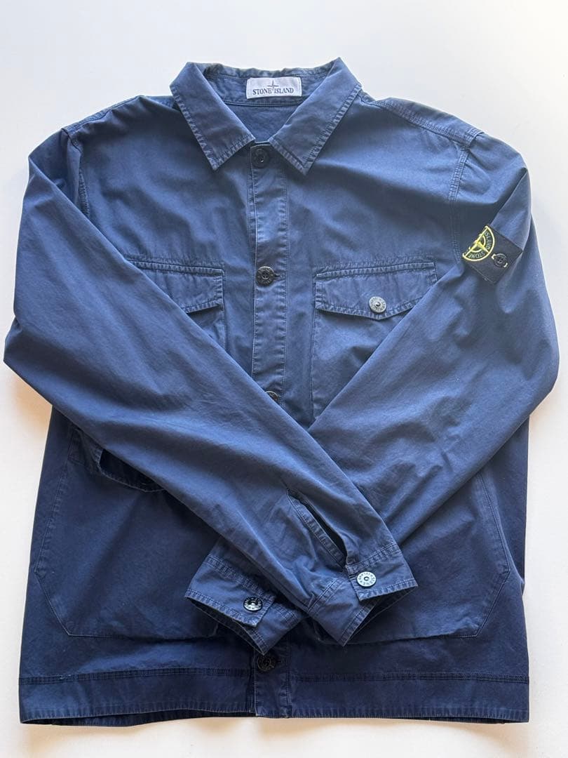 ストーンアイランド TELA SMERIGLIATA SHIRT JACKET